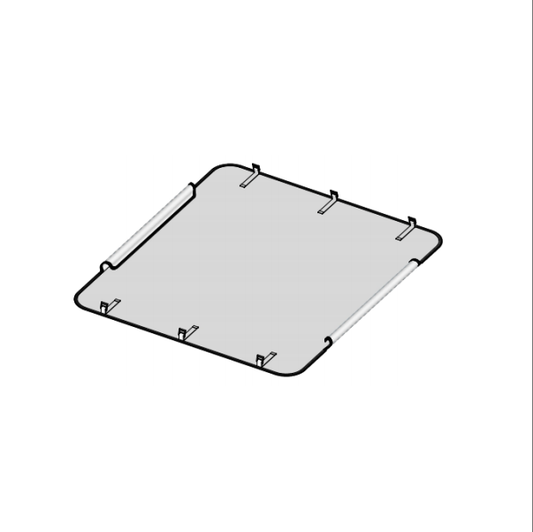 CarriTurf Tractor Canopy Replacement Top Cover (Fabric Only)
