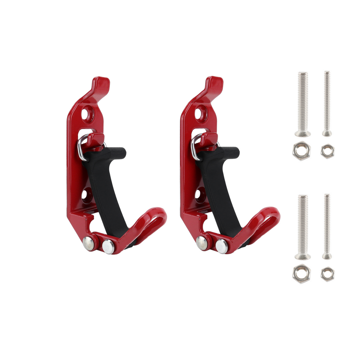 CarriTurf Tractor Toolbox Replacement Red Latch -1 Set (Front Handle Only)