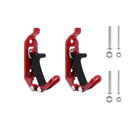 CarriTurf Tractor Toolbox Replacement Red Latch -1 Set (Front Handle Only)