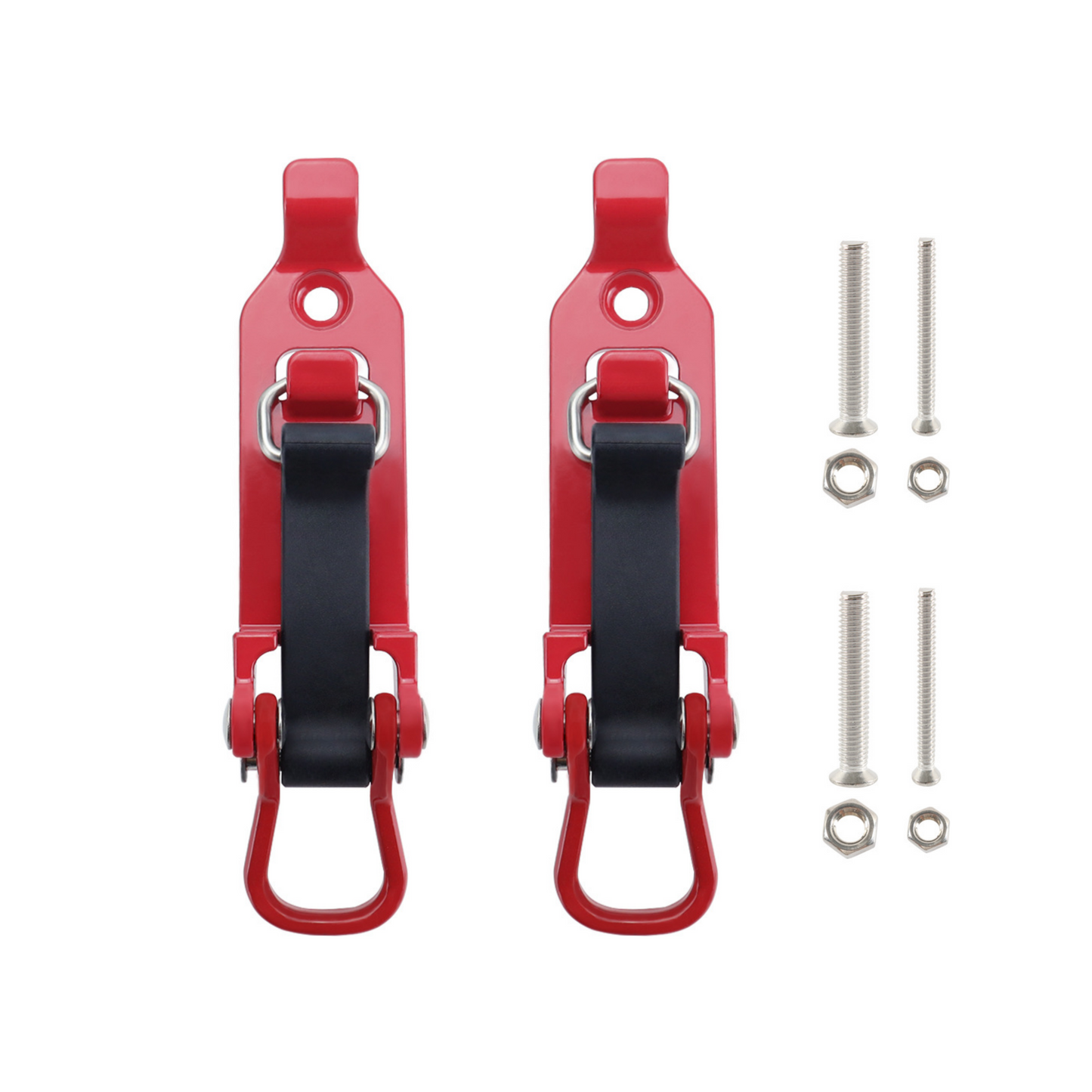 CarriTurf Tractor Toolbox Replacement Red Latch -1 Set (Front Handle Only)